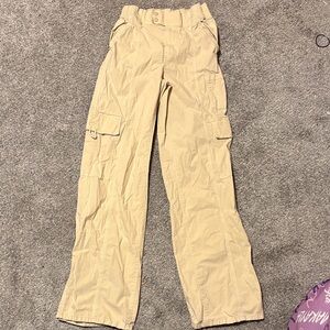 SO Light Tan Elastic Waist Pants